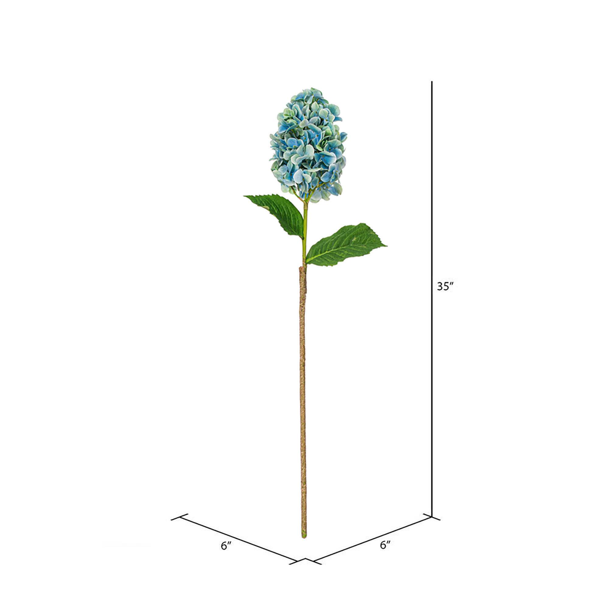 35" Aqua Blue Cone Hydrangea Artificial Sprays, 2ct.